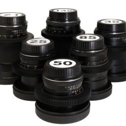 Série de 6 optiques Zeiss Contax Cine Mod. EF / Full Frame