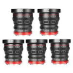 Série de 5 Optiques MEIKE Mini Prime Ø77