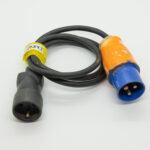 Adaptateur P17 16A Mâle vers PC16 Femelle