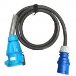 Adaptateur P17 32A Mono Mâle vers Maréchal 32A Mono Femelle