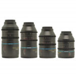 Série de 4 Optiques Anamorphique SIRUI 1.6X Full Frame T2.9 - Filtre Frontal Ø82 mm