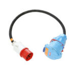 Adaptateur P17 32A TRI vers Maréchal 63A TRI