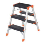 Escabeau pliable en aluminium