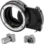 Bague d'Adaptation Canon EF vers RF avec ND Variable Intégré