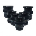 Série de 6 Optiques Mamiya 645 Sekor C - avec adaptateur pour Monture E / EF / LPL -Ø77 mm