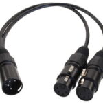 Multi - XLR4 Mâle vers  4 XLR4 Femelles
