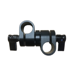 Double Accroche pour Tiges 15mm Articulé (360°)