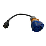 Adaptateur PC16 Mâle vers P17 32A Mono Femelle