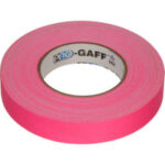 Gaffer Fluo 25mm - Rose