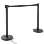 Poteaux de Guidage à Sangle Rétractable - Lot de 2