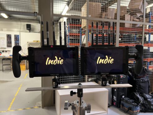 Support Double Moniteur 7"