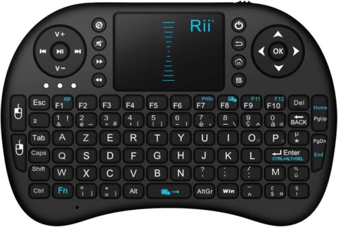 Rii I8 Wireless AZERTY - Mini clavier sans fil