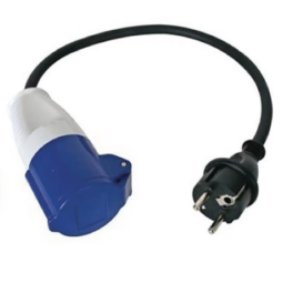 Adaptateur P17 16A Femelle  vers PC16 Mâle